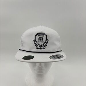 Travis Mathew Local Favorite Hat White Golf Country Club Snapback 1MAB197 NEW